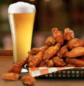 Wings and beer