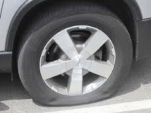 Reduced tire pressure should look something like this